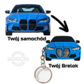 Brelok kolorowy na zamówienie.